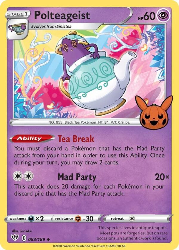 Polteageist 083/189 Normal Trick or Trade BOOster Bundle