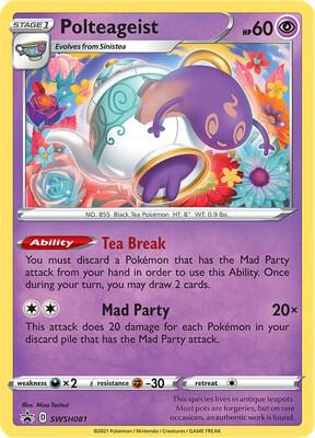 Polteageist SWSH081 Holofoil SWSH: Sword & Shield Promo Cards Polteageist SWSH081 Holofoil SWSH: Sword & Shield Promo Cards