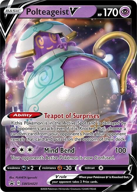 Polteageist V SWSH021 Holofoil SWSH: Sword & Shield Promo Cards