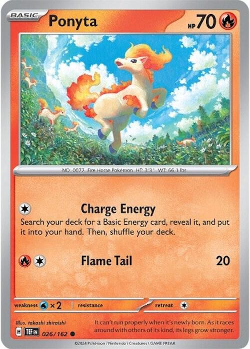 Ponyta 026/162 Normal SV05: Temporal Forces