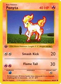 Ponyta | 060/102 | 1st Edition | Base Set (Shadowless)