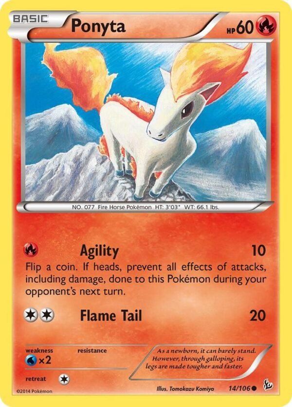 Ponyta 14/106 Reverse Holofoil XY – Flashfire Ponyta 14/106 Reverse Holofoil XY – Flashfire