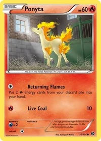 Ponyta | 16/114 | Reverse Holofoil | XY - Steam Siege