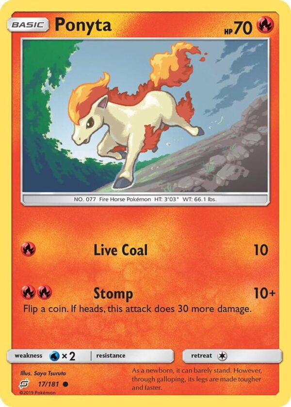 Ponyta 17/181 Normal SM – Team Up