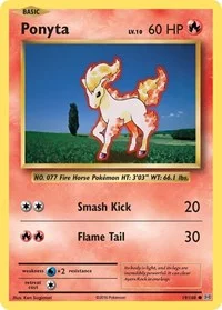 Ponyta | 19/108 | Reverse Holofoil | XY - Evolutions