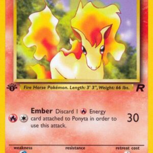 Ponyta 64/82 1st Edition Team Rocket Ponyta 64/82 1st Edition Team Rocket