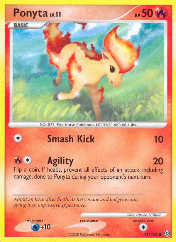 Ponyta 71/100 Reverse Holofoil Stormfront