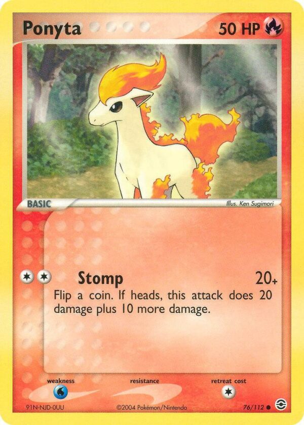 Ponyta 76/112 Normal FireRed & LeafGreen