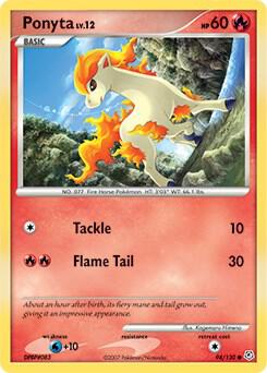 Ponyta 94/130 Reverse Holofoil Diamond and Pearl Ponyta 94/130 Reverse Holofoil Diamond and Pearl