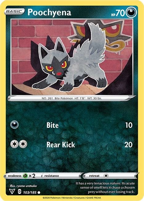 Poochyena 103/185 Normal SWSH04: Vivid Voltage