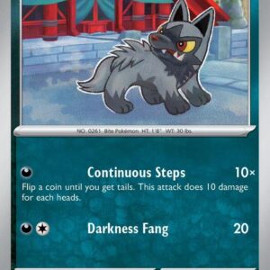 Poochyena 113/167 Reverse Holofoil SV06: Twilight Masquerade