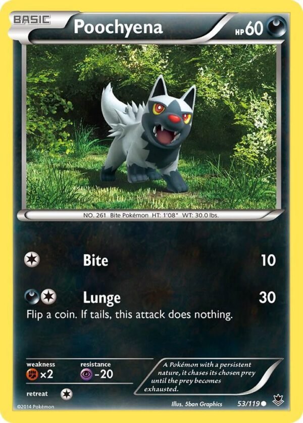 Poochyena 53/119 Normal XY – Phantom Forces