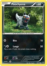 Poochyena | 53/119 | Reverse Holofoil | XY - Phantom Forces