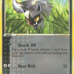 Poochyena 64/109 Reverse Holofoil Ruby and Sapphire Poochyena 64/109 Reverse Holofoil Ruby and Sapphire