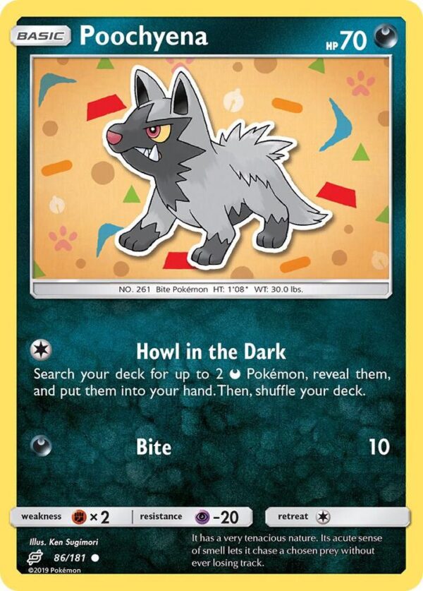 Poochyena 86/181 Normal SM – Team Up