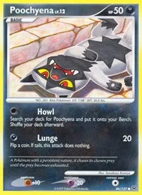 Poochyena | 86/127 | Reverse Holofoil | Platinum