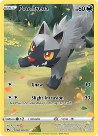 Poochyena | GG33/GG70 | Holofoil | Crown Zenith: Galarian Gallery