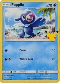 Popplio | 23/25 | 023/025 | Holofoil | McDonald's 25th Anniversary Promos