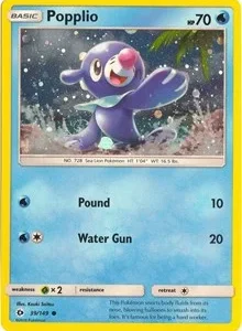 Popplio | 39/149 (Cosmos Holo) | 039/149 | Holofoil | Miscellaneous Cards & Products