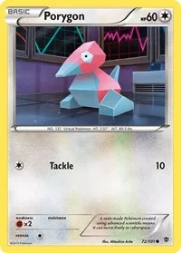 Porygon | 72/101 | Reverse Holofoil | Plasma Blast