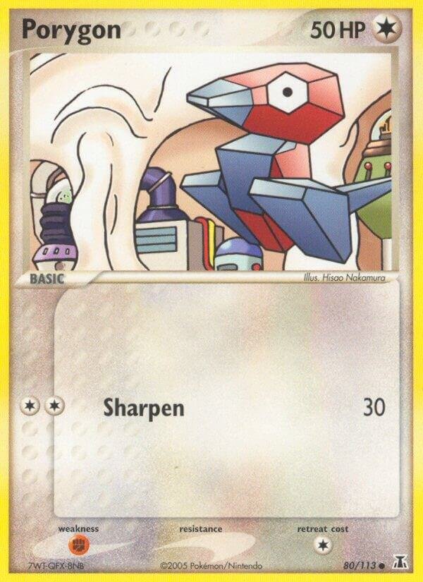 Porygon 80/113 Reverse Holofoil Delta Species