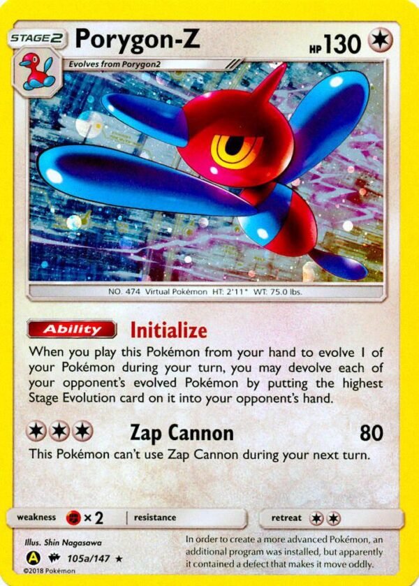 Porygon-Z 105a/147 Holofoil Alternate Art Promos