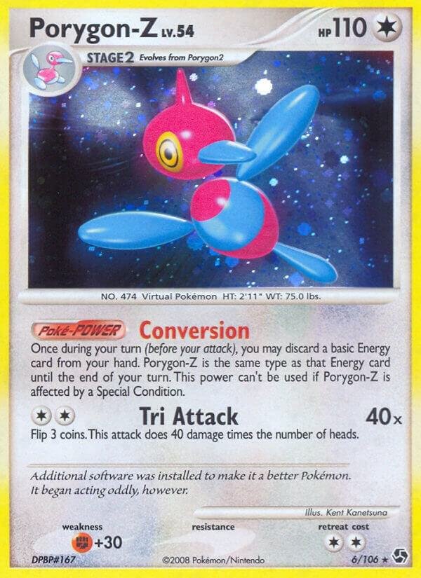 Porygon-Z 6/106 Holofoil Great Encounters Porygon-Z 6/106 Holofoil Great Encounters