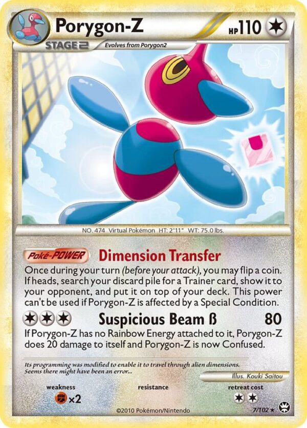 Porygon-Z 7/102 Reverse Holofoil Triumphant