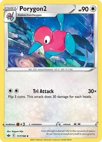Porygon2 | 117/198 | Reverse Holofoil | SWSH06: Chilling Reign