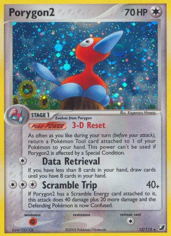 Porygon2 12/115 Reverse Holofoil Unseen Forces