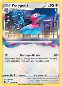 Porygon2 | 141/196 | Reverse Holofoil | SWSH11: Lost Origin