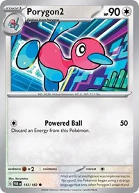 Porygon2 | 143/182 | Reverse Holofoil | SV04: Paradox Rift Porygon2 | 143/182 | Reverse Holofoil | SV04: Paradox Rift
