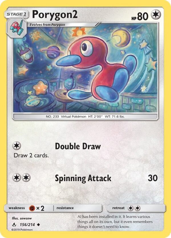 Porygon2 156/214 Normal SM – Unbroken Bonds
