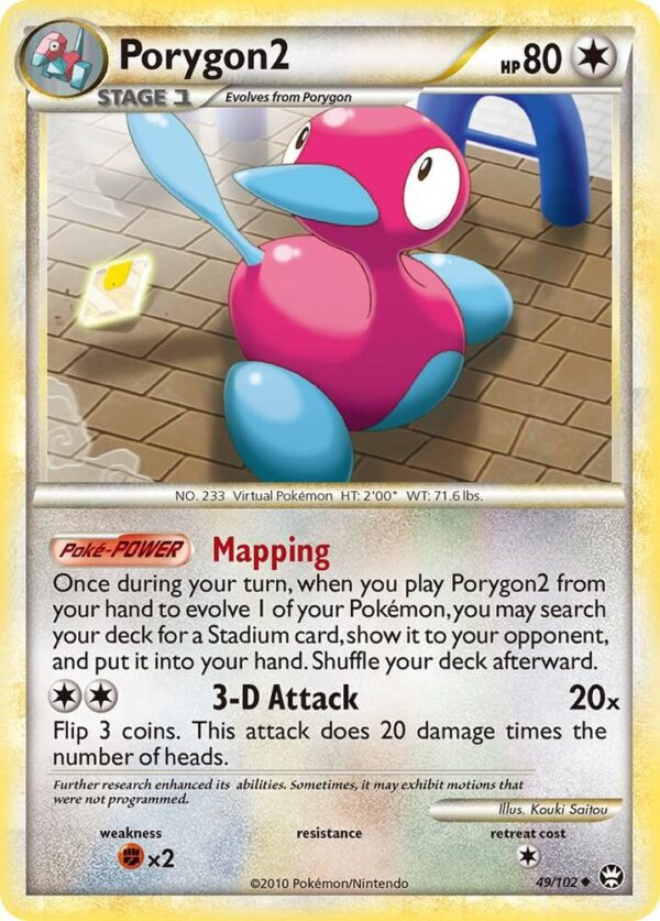 Porygon2 49/102 Reverse Holofoil Triumphant