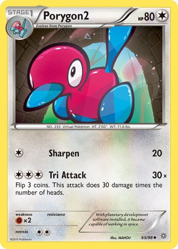 Porygon2 65/98 Normal XY – Ancient Origins Porygon2 65/98 Normal XY – Ancient Origins