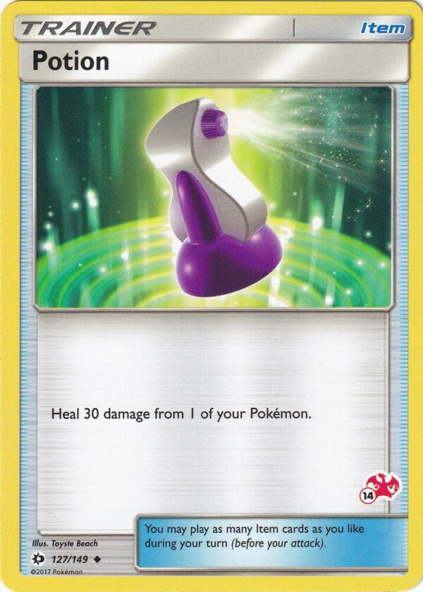Potion 127/149 (#14 Charizard Stamped) Normal Battle Academy