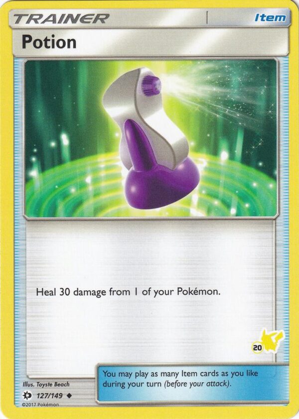 Potion 127/149 (#20 Pikachu Stamped) Normal Battle Academy Potion 127/149 (#20 Pikachu Stamped) Normal Battle Academy