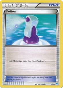 Potion (15 Suicune Deck) 15/30 Normal XY Trainer Kit: Pikachu Libre & Suicune