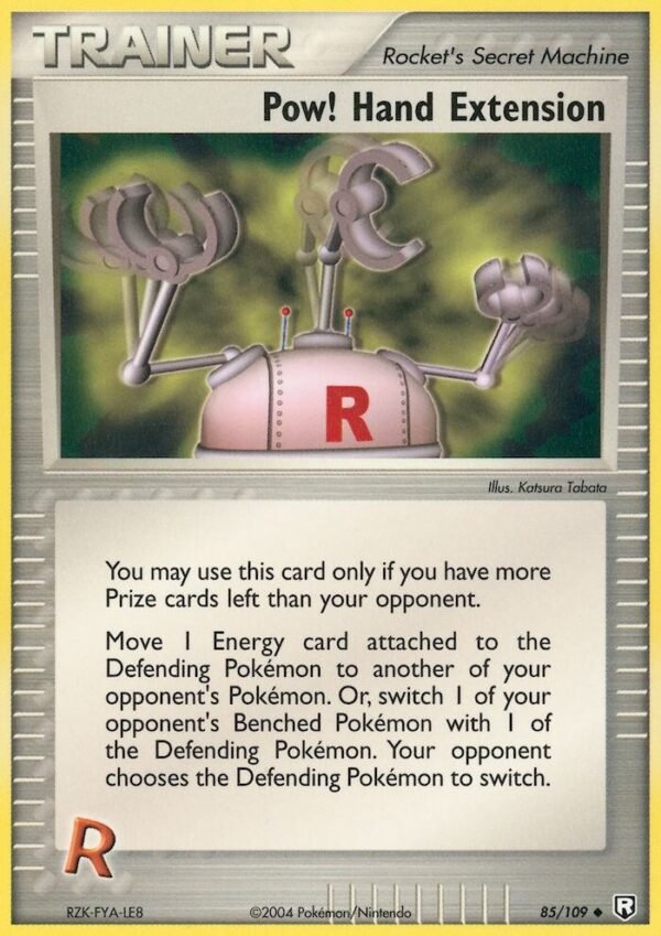 Pow! Hand Extension 85/109 Reverse Holofoil Team Rocket Returns Pow! Hand Extension 85/109 Reverse Holofoil Team Rocket Returns