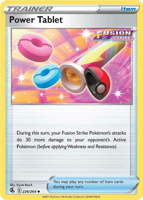 Power Tablet 236/264 Normal SWSH08: Fusion Strike