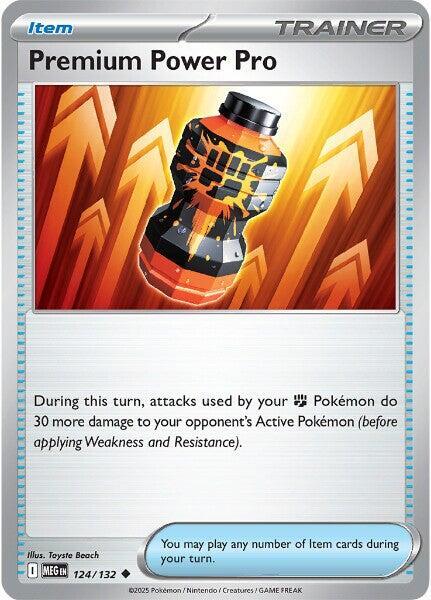 Premium Power Pro 124/132 Reverse Holofoil ME01: Mega Evolution