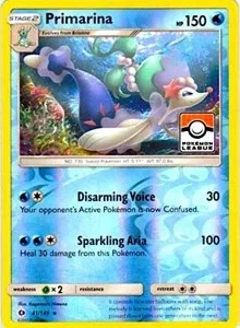 Primarina | 41/149 (Pokemon League) | 041/149 | Reverse Holofoil | League & Championship Cards Primarina | 41/149 (Pokemon League) | 041/149 | Reverse Holofoil | League & Championship Cards