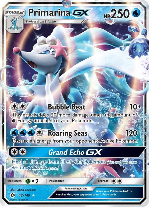Primarina GX 42/149 Holofoil SM Base Set