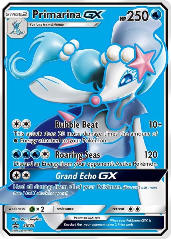 Primarina GX SM39 Holofoil SM Promos Primarina GX SM39 Holofoil SM Promos