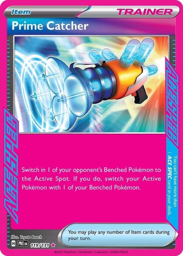 Prime Catcher 119/131 Holofoil SV: Prismatic Evolutions