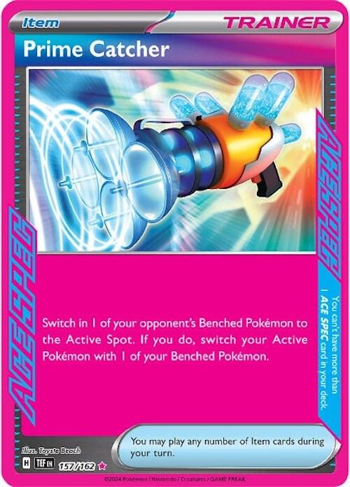 Prime Catcher 157/162 Holofoil SV05: Temporal Forces