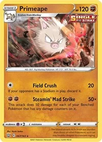 Primeape | 067/163 | Reverse Holofoil | SWSH05: Battle Styles Primeape | 067/163 | Reverse Holofoil | SWSH05: Battle Styles