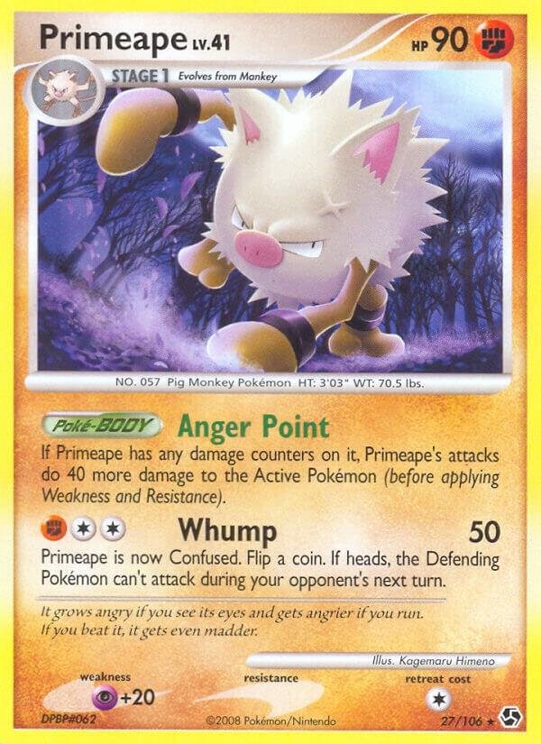 Primeape 27/106 Normal Great Encounters Primeape 27/106 Normal Great Encounters