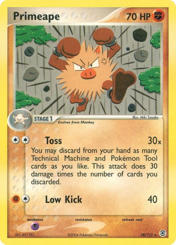 Primeape 28/112 Normal FireRed & LeafGreen Primeape 28/112 Normal FireRed & LeafGreen