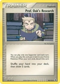 Prof. Oak's Research | 98/112 | Reverse Holofoil | FireRed & LeafGreen